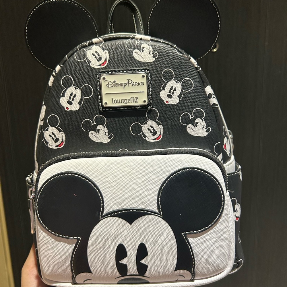 Disney Mickey Mouse Backpack - Black and White